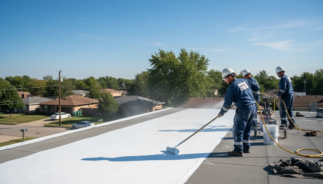 Commercial roof coating in Charles City, VA near me